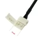 Klamber + alalisvoolujuhe 15cm pikkusega kaabli jaoks 10mm 12V IP20 LED-riba 2PIN ühevärviline