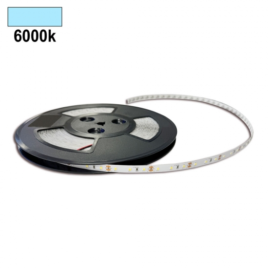12v LED strip. Sale by meters. 1200lum/m, 6000k. (cold white)