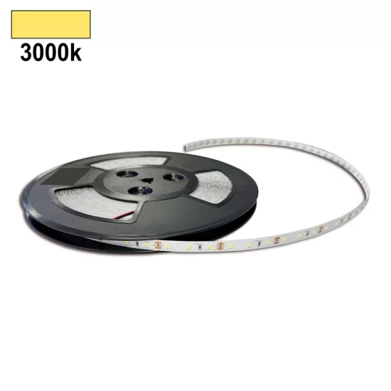 12v LED strip. Sale by meters. 1200lum/m, 3000k. (warm white)