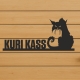 Metal sign "KURI KASS" (angry cat) Metal sign "KURI KASS" (angry cat)