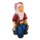 Garden figure "GNOME WITH TWO BASKETS"