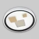 LED chandelier with remote control for hall, bedroom, children's room, etc. 144w