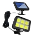 LED lamp with motion and light sensor with remote solar panel 4W