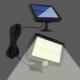 LED светильник с датчиком движения и света с выносной солнечной панелью 4W