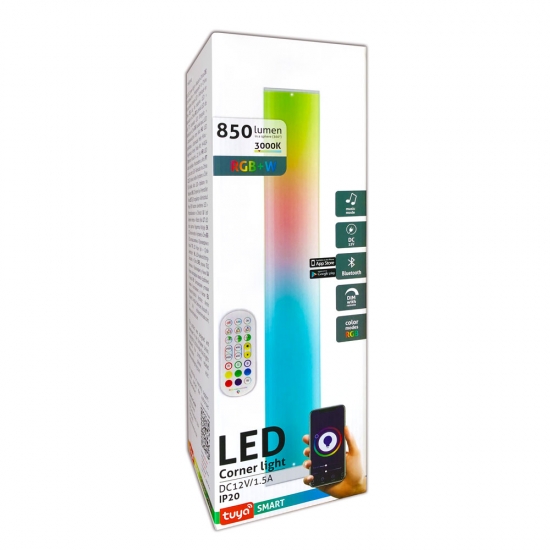 RGB+W LED торшер 9W