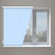 Vertical blinds. Color: BLUE