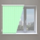 Vertical blinds. Color: GREEN